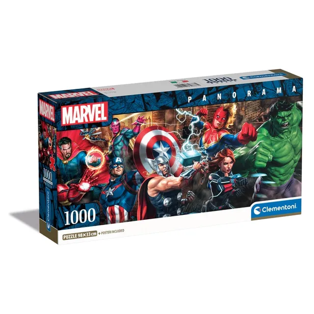 clementoni-marvel-avengers-puzzle-1000-teile-98-x-33-cm-panorama image 1