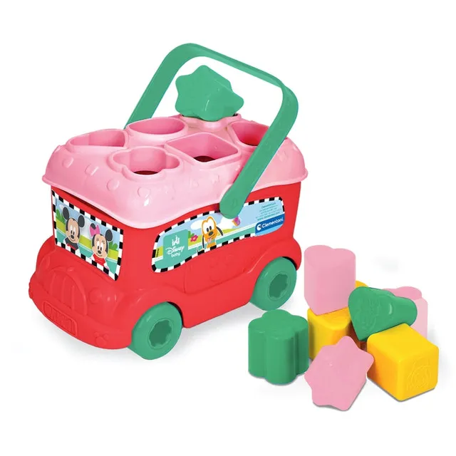 clementoni-disney-baby-minnie-sortierbus-mit-9-formen image 1