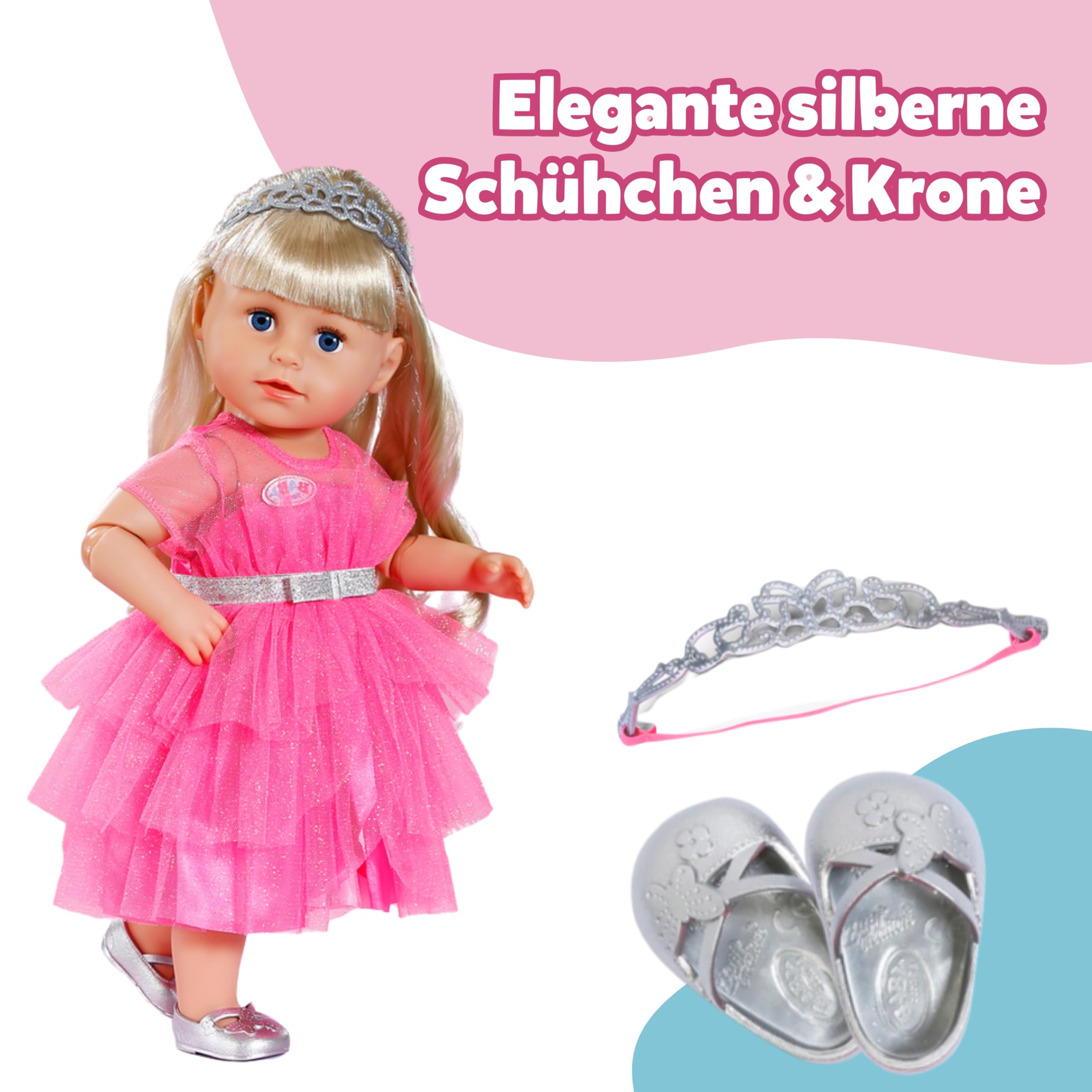 baby-born-prinzessinnen-outfit-puppenkleidung-f-r-43-cm-puppen image 5