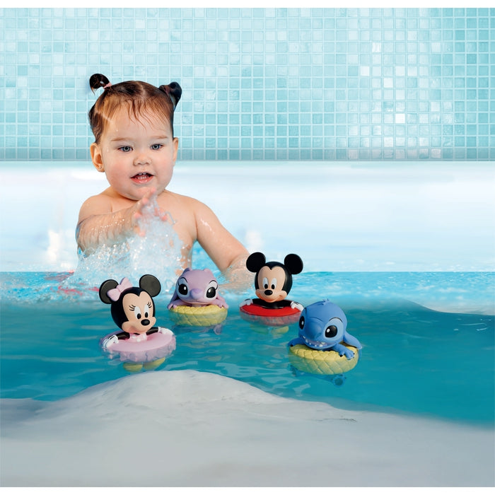 clementoni-disney-baby-bade-spa-figur-mit-schwimmring-stitch-minnie-mickey image 3