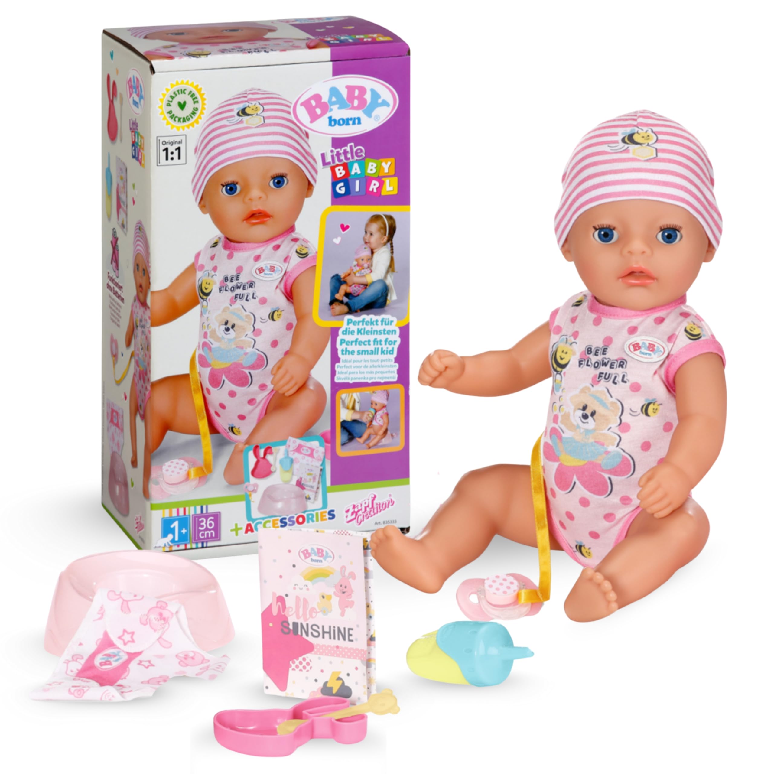 baby-born-little-lena-babypuppe-36-cm-mit-7-funktionen image 1