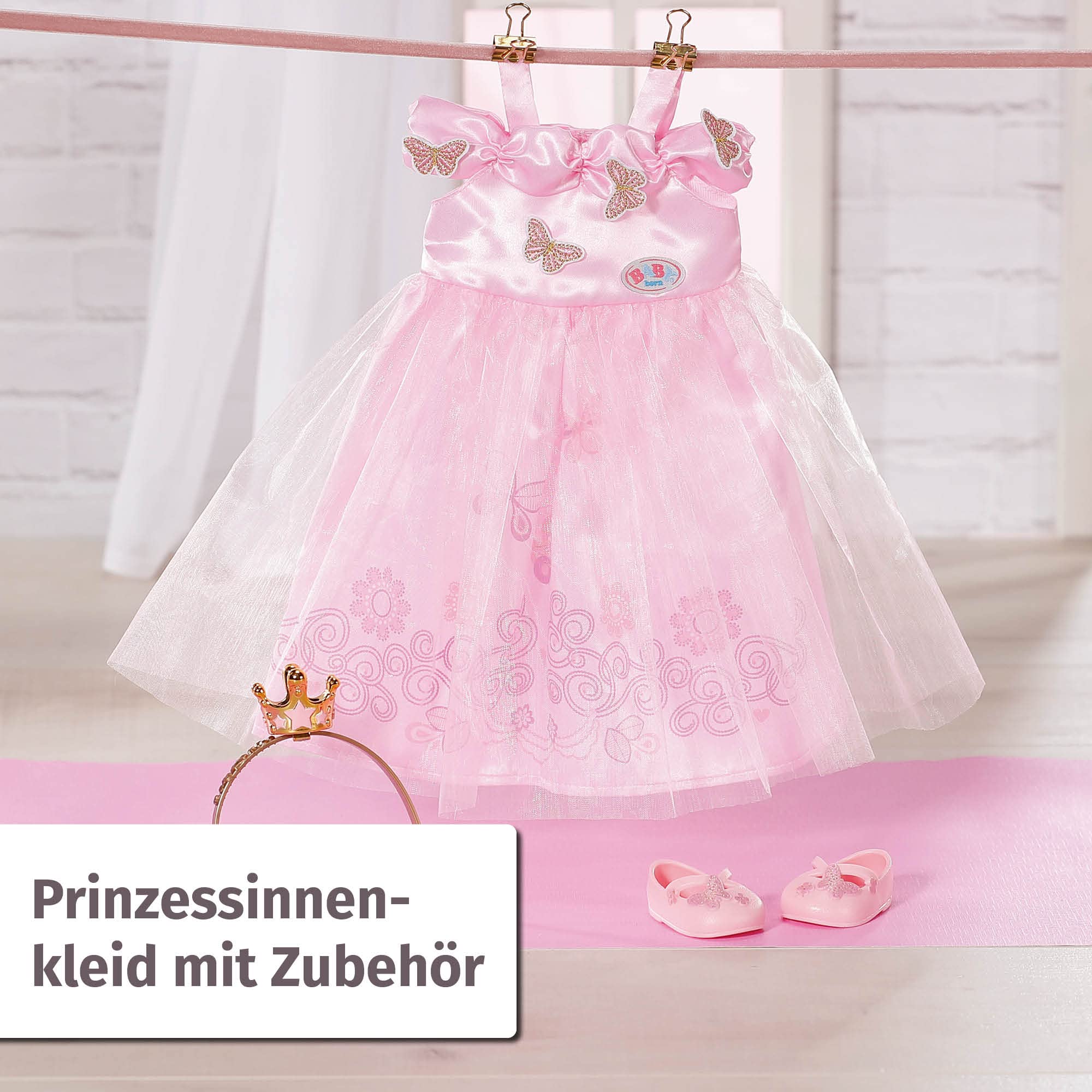 baby-born-deluxe-prinzessin-kleid-set-43-cm-prinzessinnenkleid-mit-krone image 2
