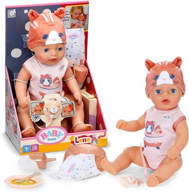 baby-born-lena-katze-36-cm-funktionspuppe-mit-7-funktionen image 1