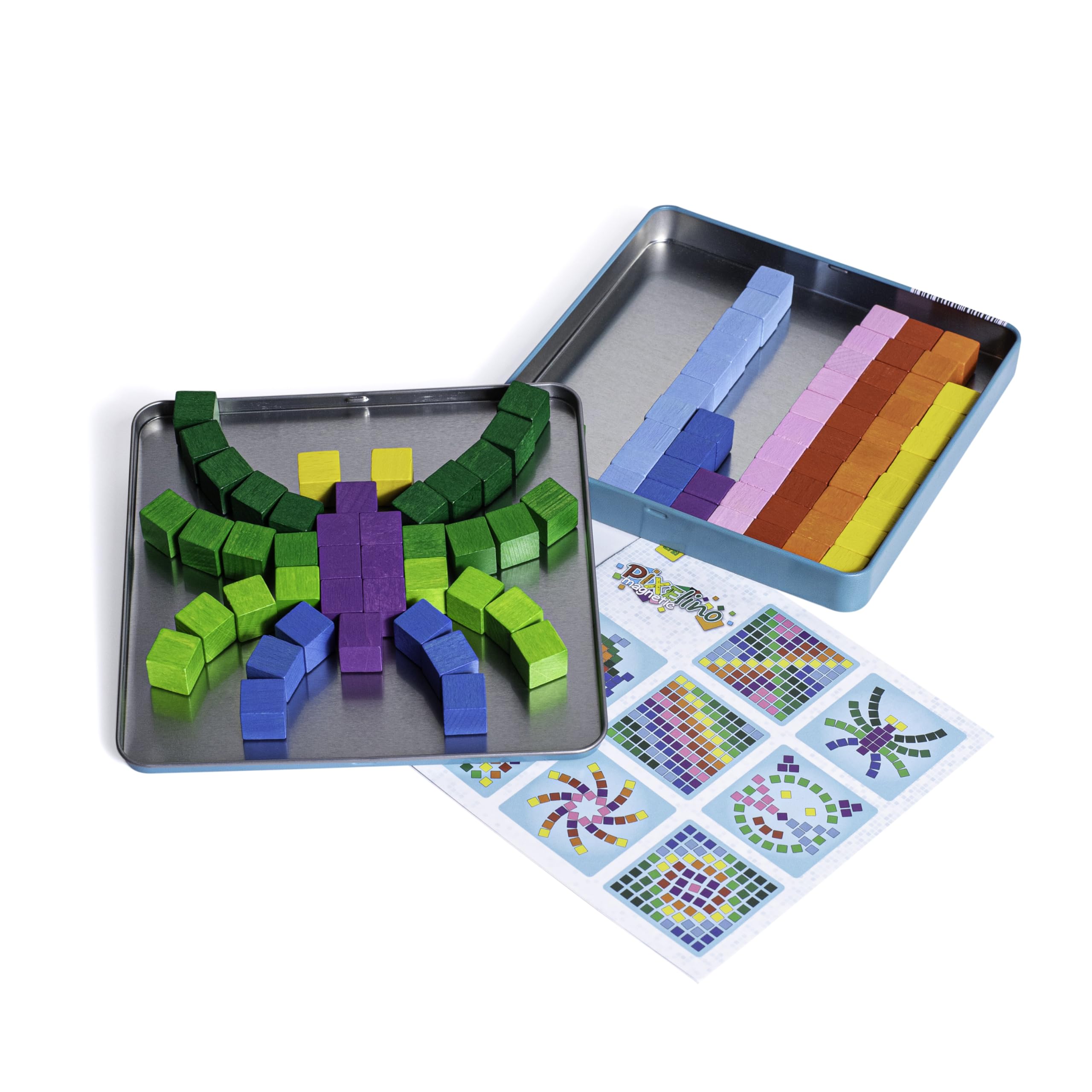 erzi-42291-pixelino-aus-holz-magnetisches-legespiel-100-teile image 2