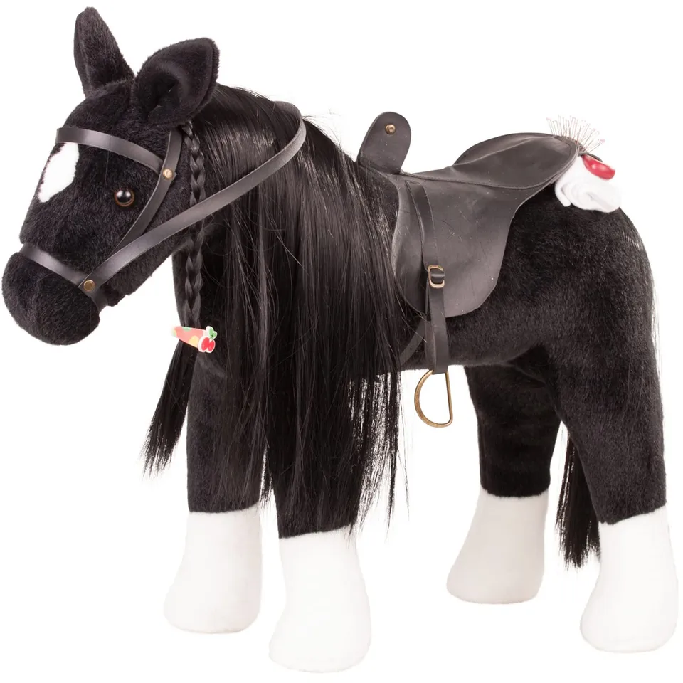 g-tz-3402783-rappe-max-k-mmpferd-pl-schpferd-mit-sattel-f-r-puppen-bis-50-cm image 1
