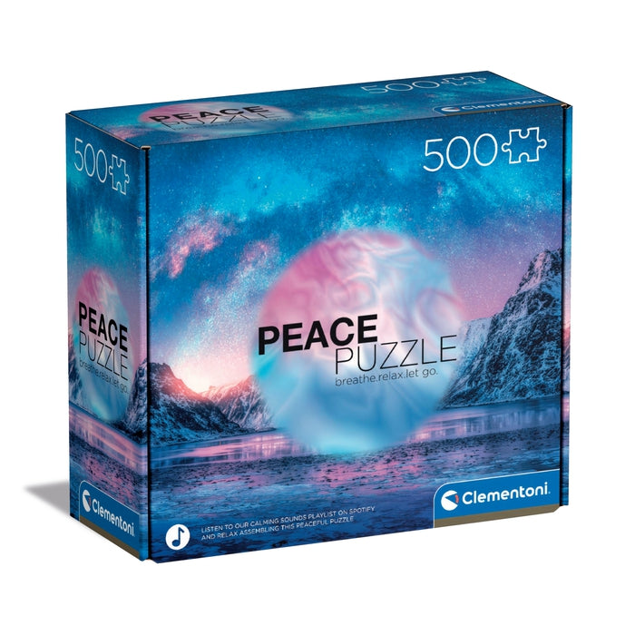 clementoni-peace-puzzle-light-blue-500-teile image 1