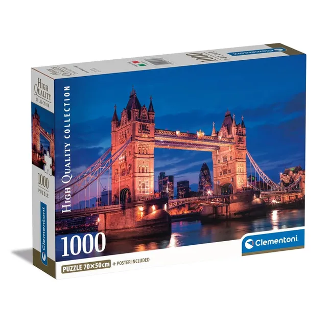 clementoni-tower-bridge-at-night-puzzle-1000-teile-70-x-50-cm image 1