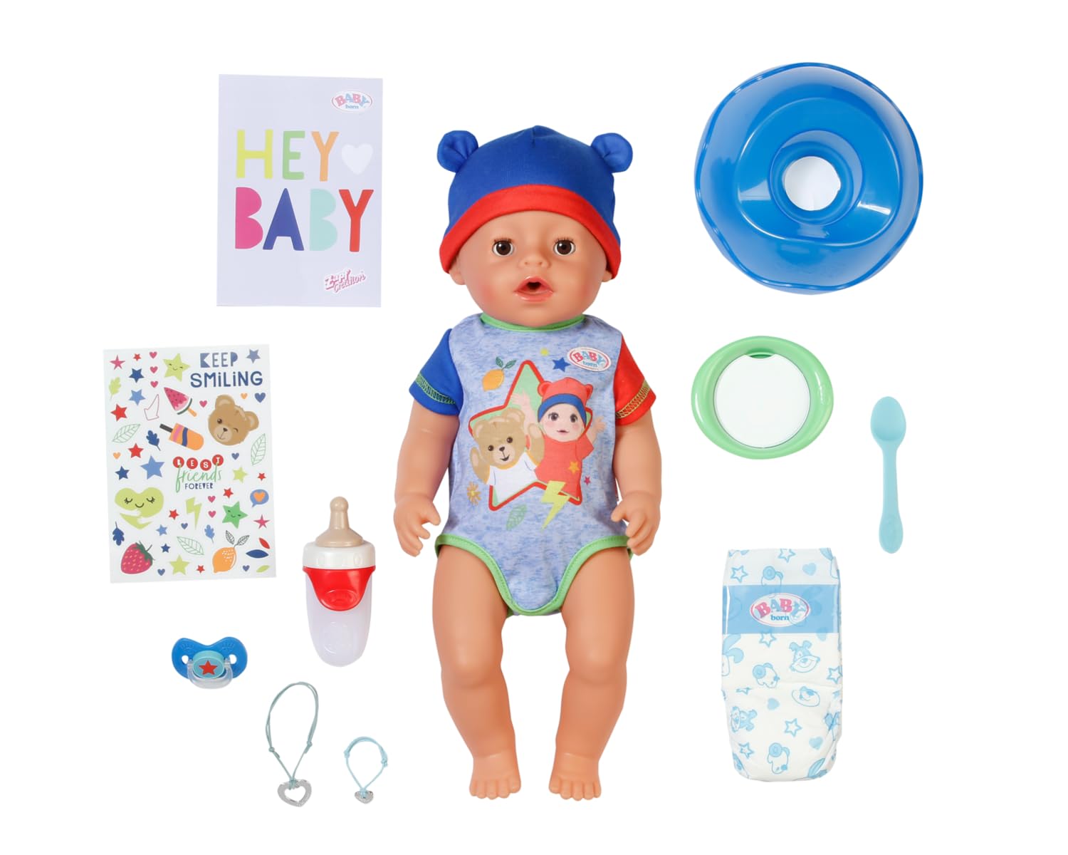 baby-born-jonas-43-cm-jungenpuppe-mit-10-funktionen-und-magischem-teller image 2