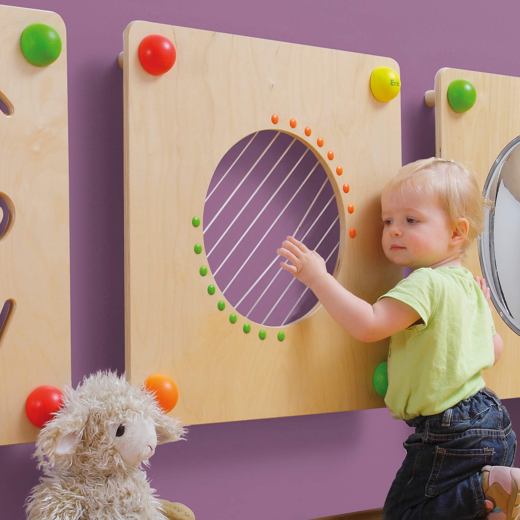 erzi-51119-babypfad-gitarre-aus-holz-wandspiel-f-r-wartezimmer-und-gruppenraum image 2