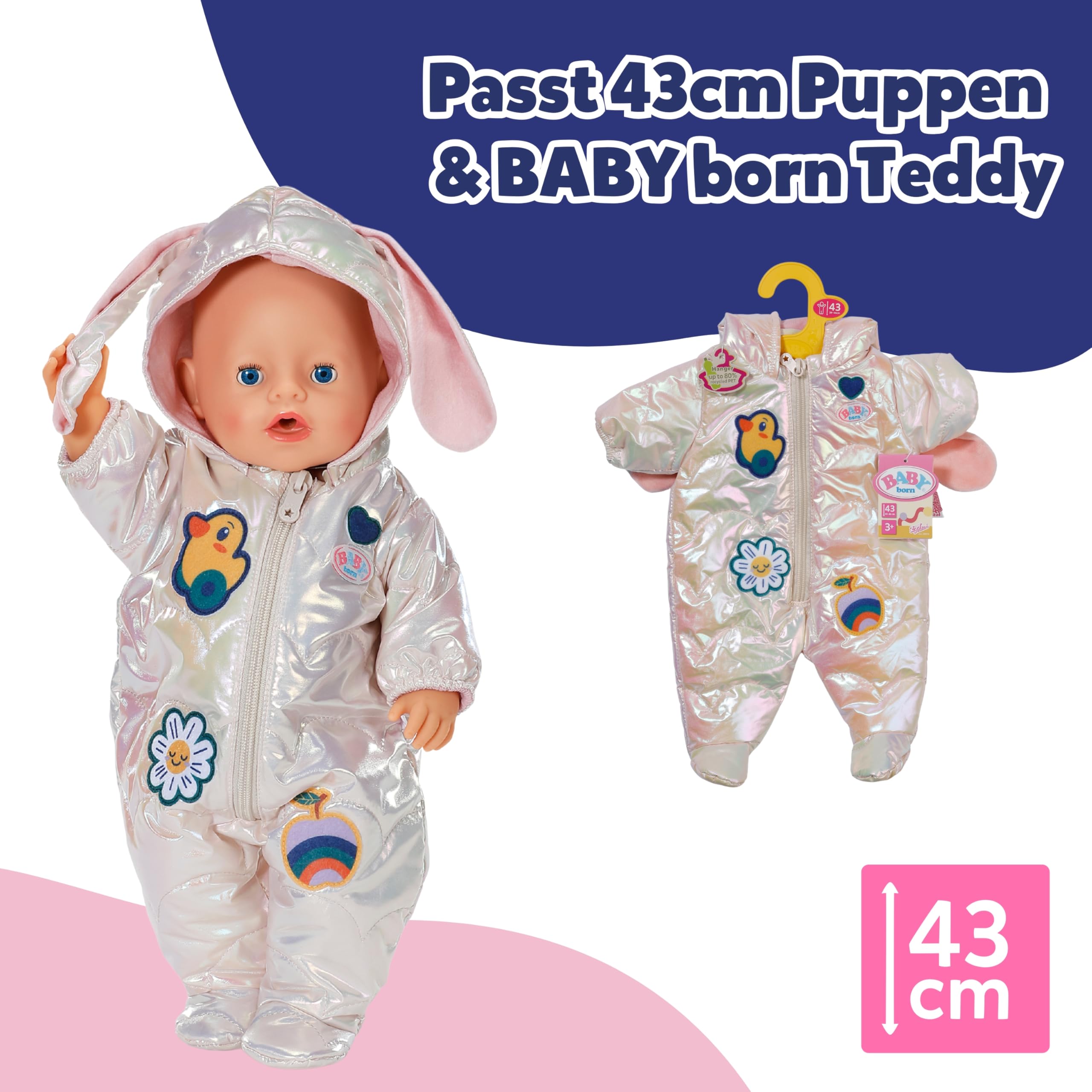 baby-born-winteranzug-creme-mit-hasenohren-schneeanzug-f-r-43-cm-puppen-und-tedd image 4