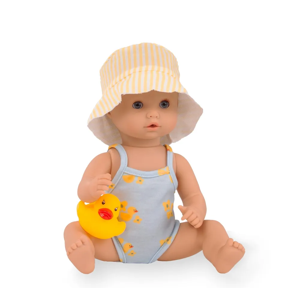 g-tz-sleepy-aquini-girl-bathing-duck-badepuppe-33-cm-4-tlg-ab-18-monaten image 1