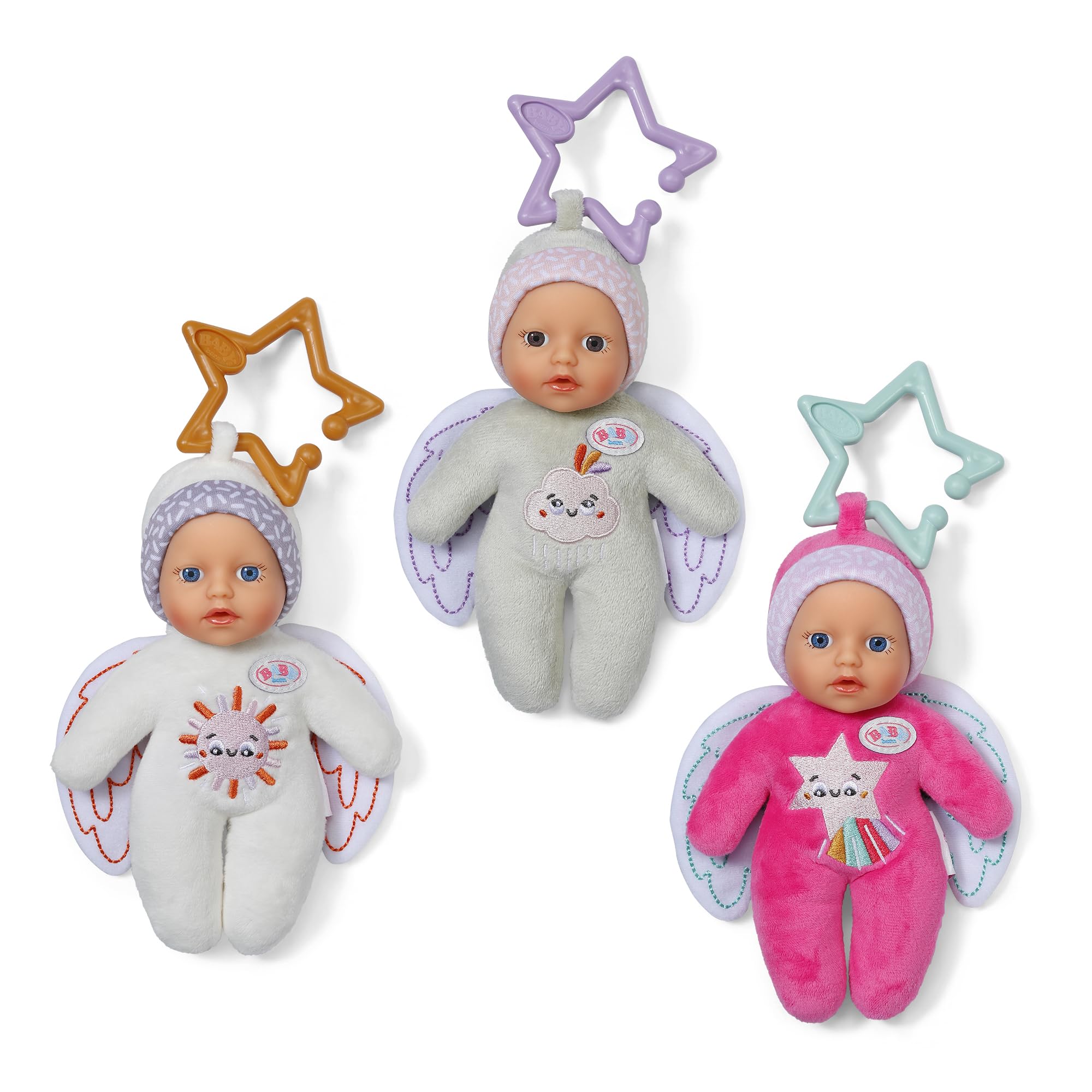 baby-born-engel-f-r-babys-18-cm-kuschelpuppe-mit-rassel-3-fach-sortiert image 1