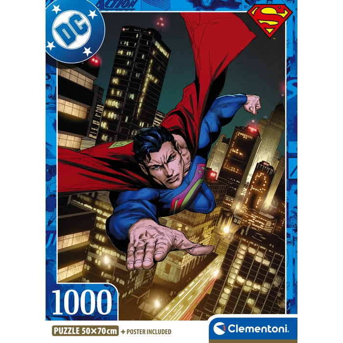 clementoni-superman-puzzle-1000-teile-70-x-50-cm image 4