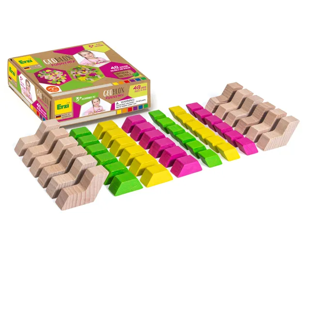 erzi-42088-geoblox-funnymix-bausteine-aus-holz-48-teilig image 1