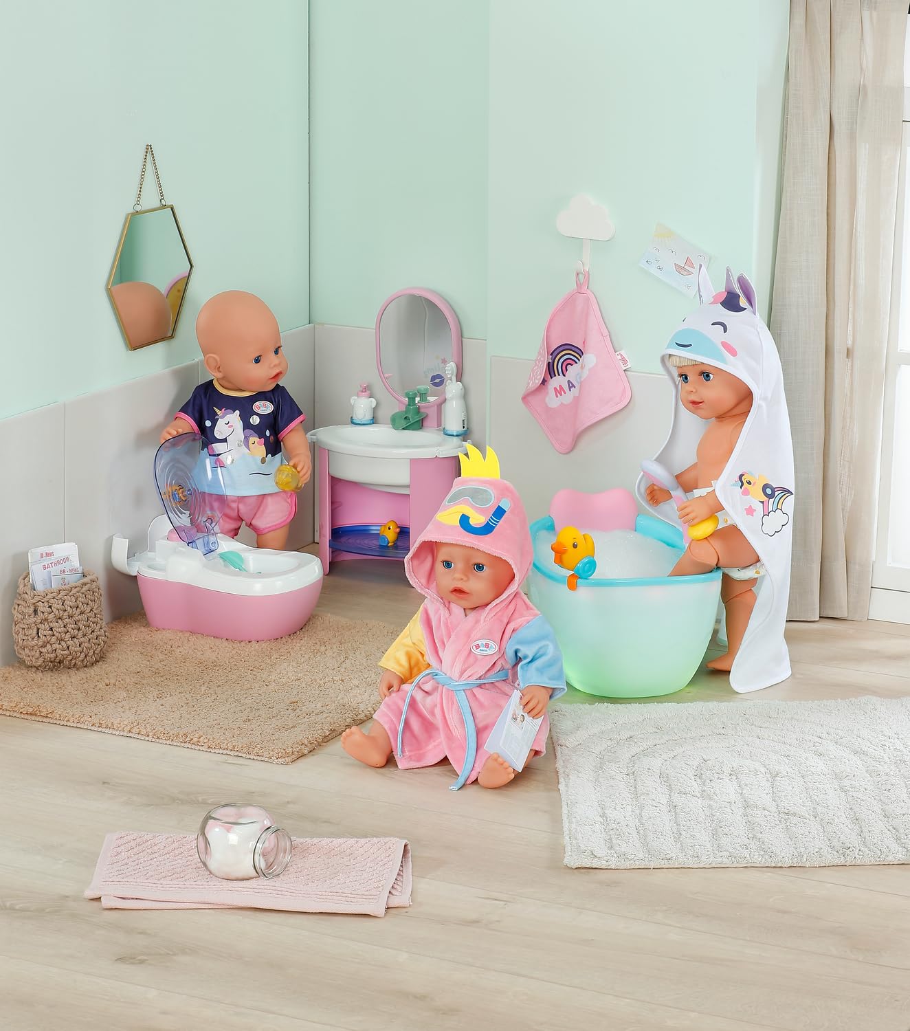 baby-born-kapuzenhandtuch-set-einhorn-f-r-36-und-43-cm-puppen image 7
