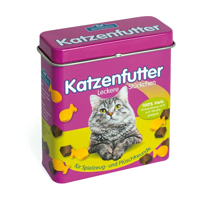 erzi-18461-katzenfutter-in-der-dose-aus-holz-f-r-kaufladen-25-teilig image 1