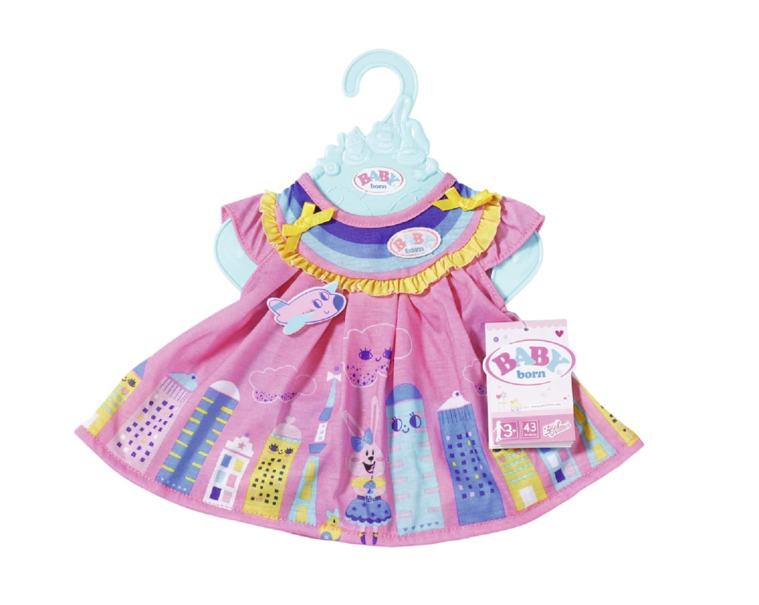 baby-born-828243-puppenkleid-43cm-rosa-oder-lila-mit-b-gel image 2