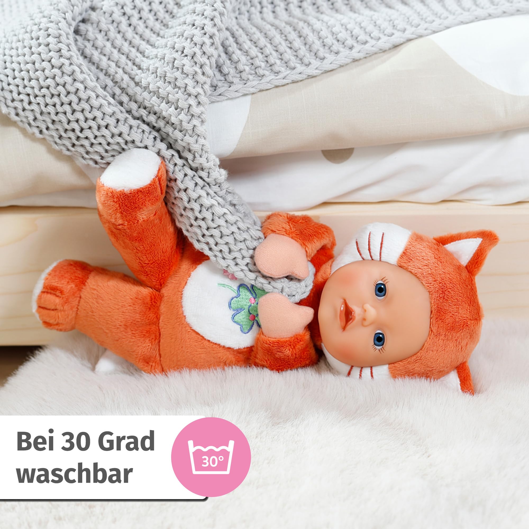 baby-born-for-babies-funny-fuchs-26-cm-kuschelpuppe-mit-fingertaschen image 6