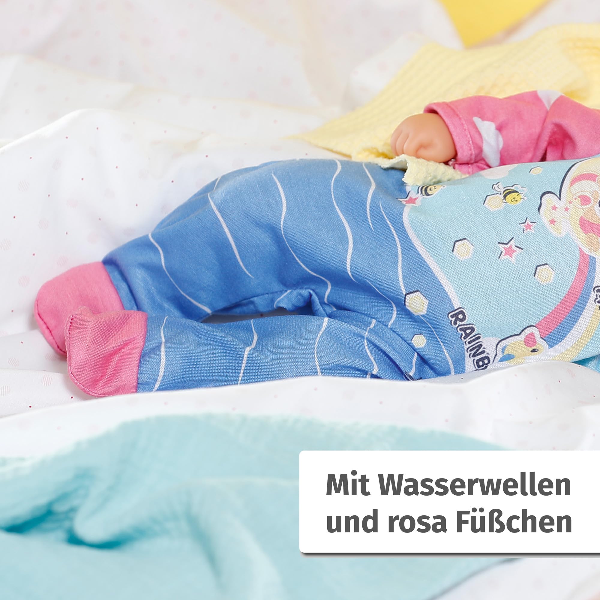 baby-born-little-strampler-834633-einteiler-blau-rosa-mit-b-r-mond-print-f-r-36- image 4