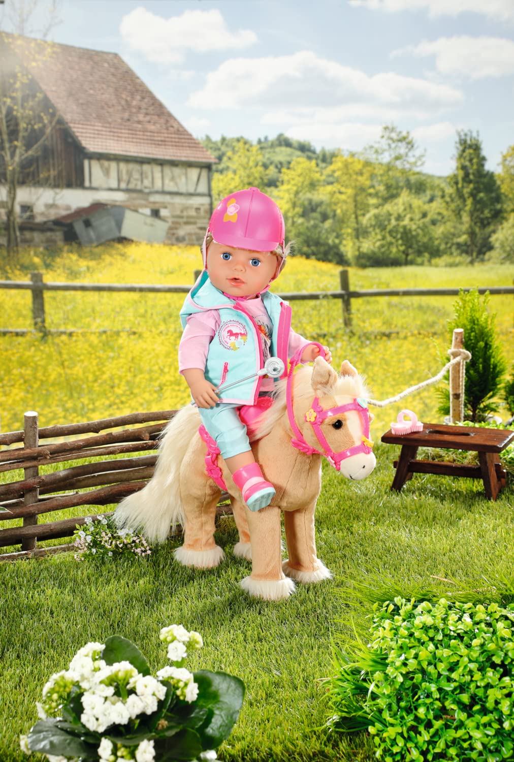 baby-born-deluxe-reiter-outfit-43cm-7-teilig-mit-helm-und-stiefeln image 7