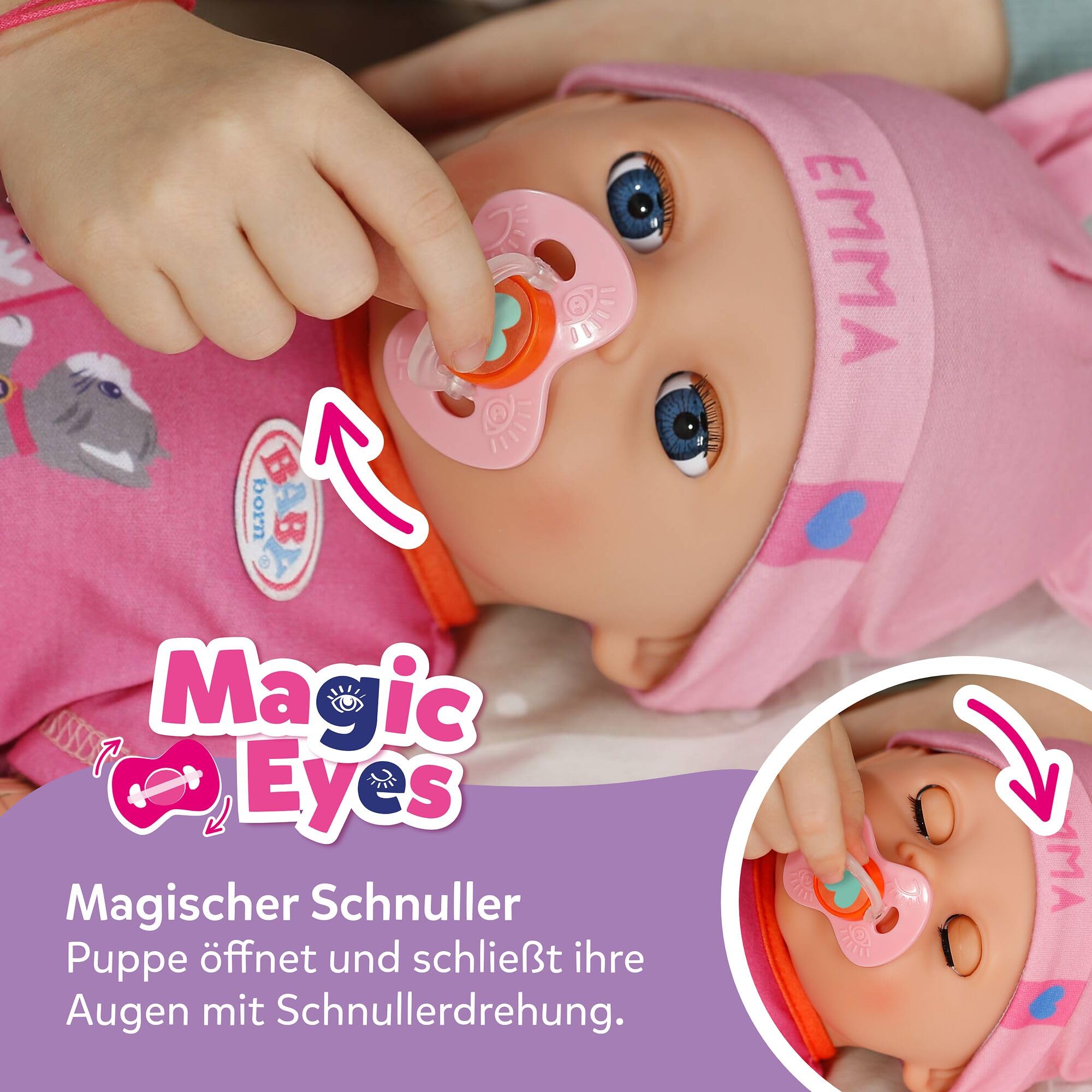 baby-born-emma-43-cm-funktionspuppe-mit-click-play-und-10-funktionen image 4