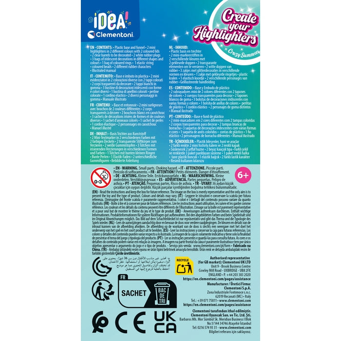 clementoni-crazy-chic-textmarker-kreationen-verr-ckter-sommer-kreativset image 6