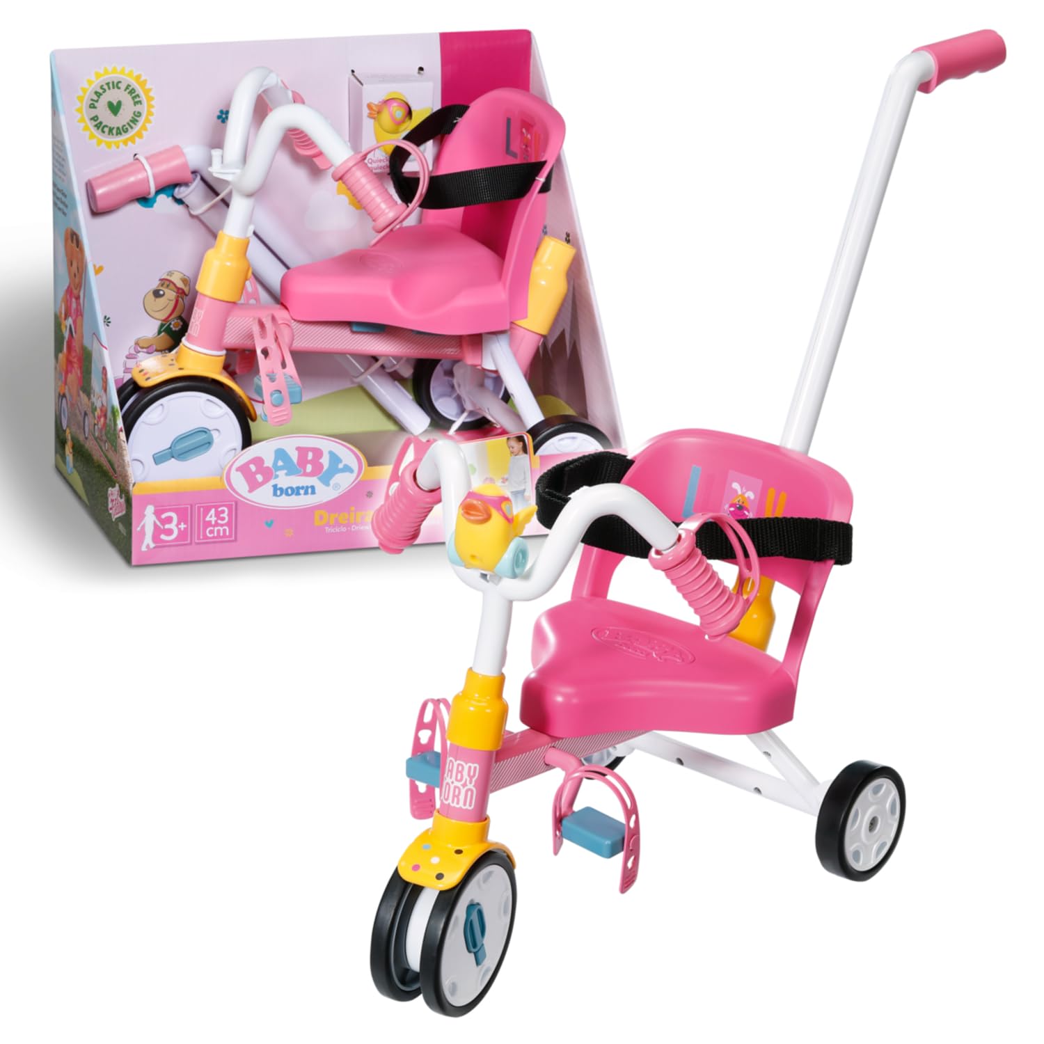 baby-born-dreirad-f-r-36cm-und-43cm-puppen-mit-schiebestange image 1