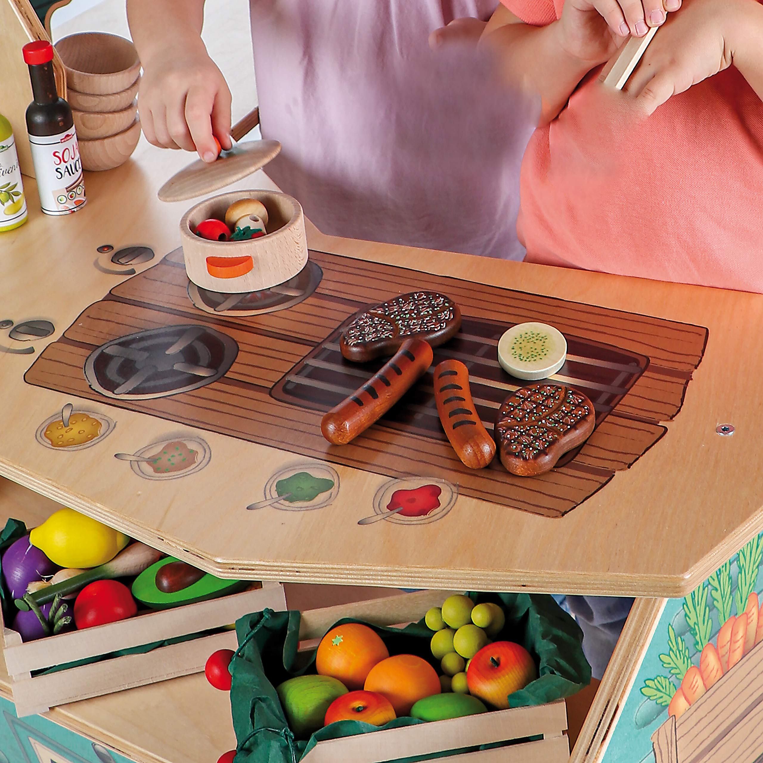 erzi-10046-foodtruck-kaufladen-spielzeug-aus-holz-xxl image 7