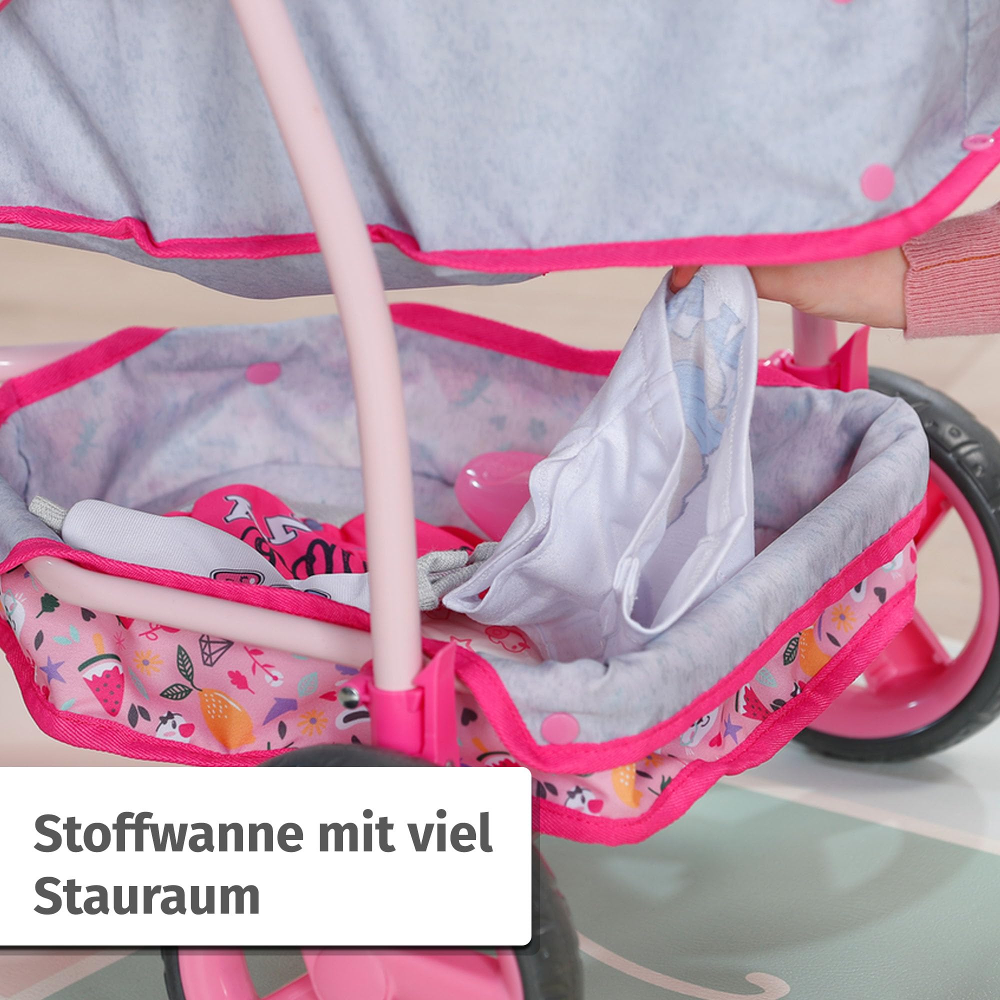 baby-born-deluxe-puppenwagen-mit-verstellbarer-liegefl-che-834145 image 6