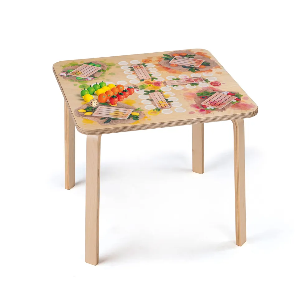 erzi-42488-spieltisch-fr-chtchen-rgere-dich-nicht-spieltisch-mit-spielfiguren image 1