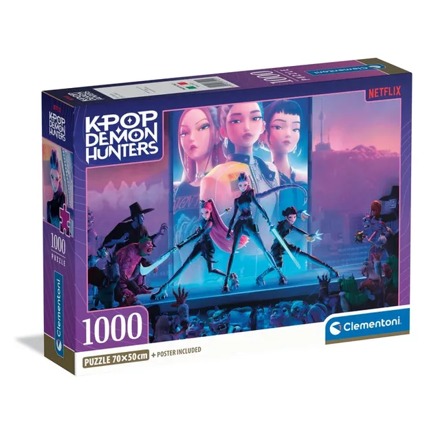 clementoni-kpop-demon-hunters-puzzle-1000-teile-sammler-puzzle-f-r-erwachsene image 1