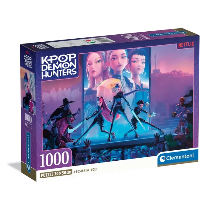 clementoni-kpop-demon-hunters-puzzle-1000-teile-sammler-puzzle-f-r-erwachsene image 1