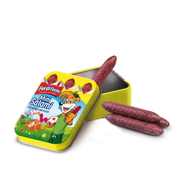 erzi-15151-ferdi-fuchs-minisalami-aus-holz-in-der-dose image 1