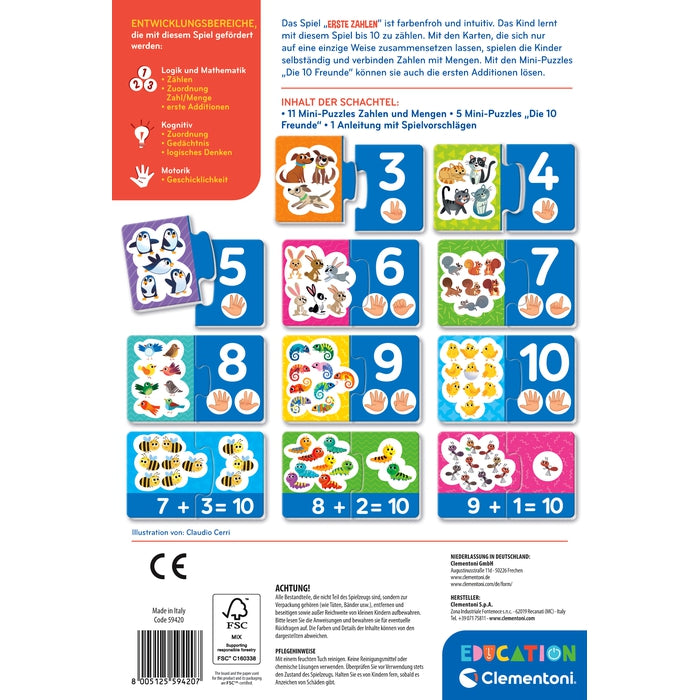 clementoni-education-erste-zahlen-lernspiel-mit-karten-und-mini-puzzles image 6