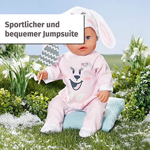 baby-born-hasen-strampler-puppenoverall-43-cm-mit-m-tze image 7