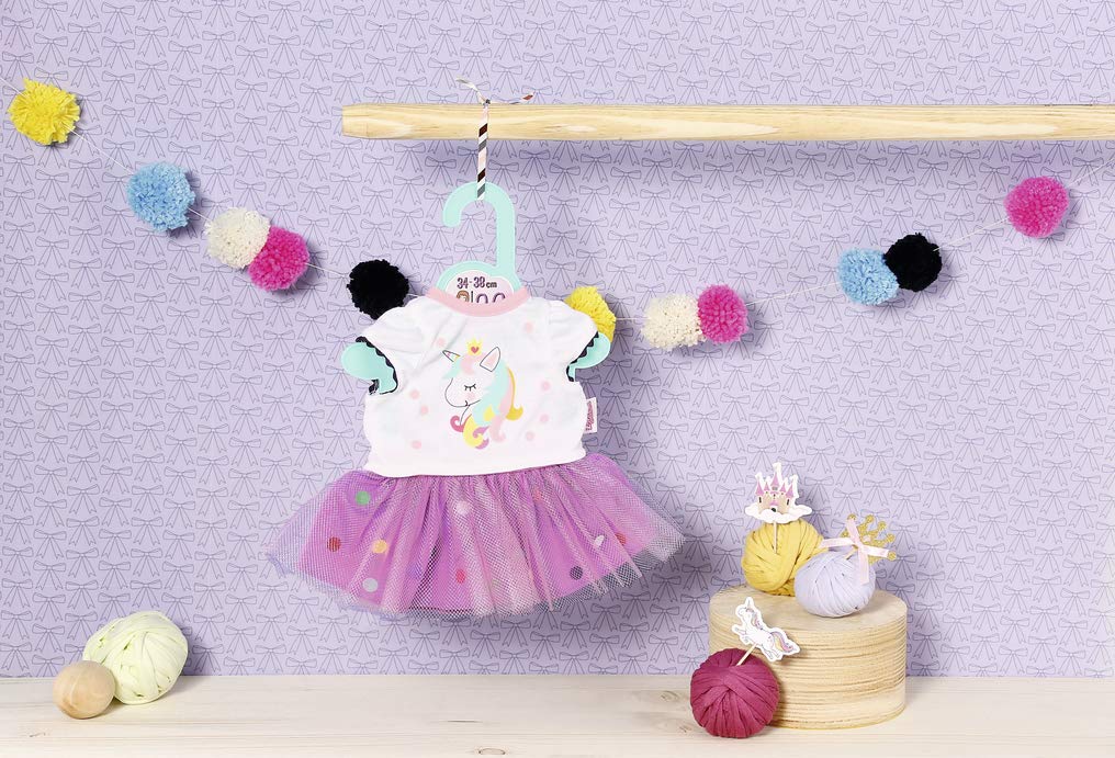baby-born-dolly-moda-einhorn-shirt-mit-tutu-puppenkleidung-34-38-cm image 2