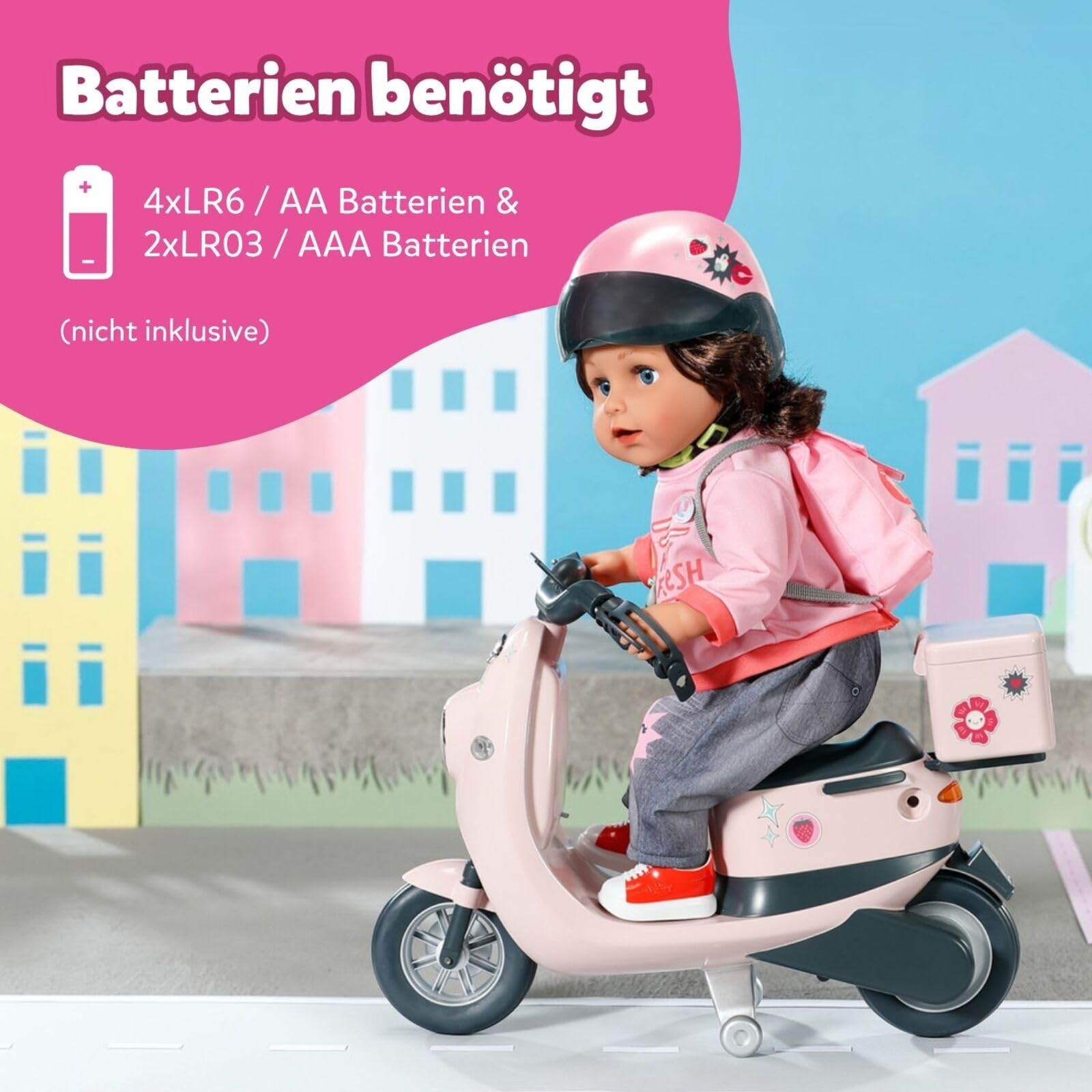 baby-born-e-scooter-ferngesteuerter-roller-mit-zubeh-r-f-r-43-cm-puppen image 6