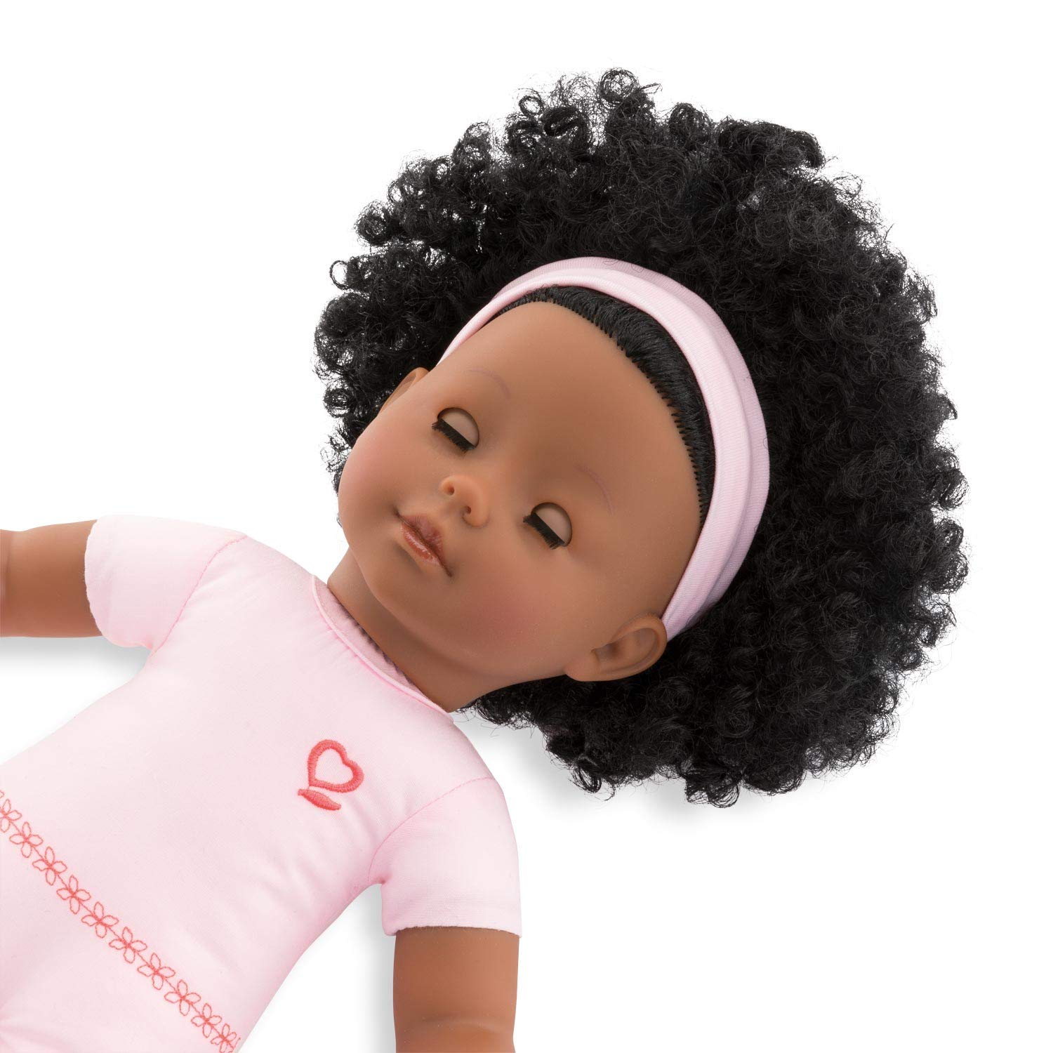 corolle-macorolle-pauline-36cm-ankleidepuppe-mit-krausem-schwarzem-haar-und-vani image 2
