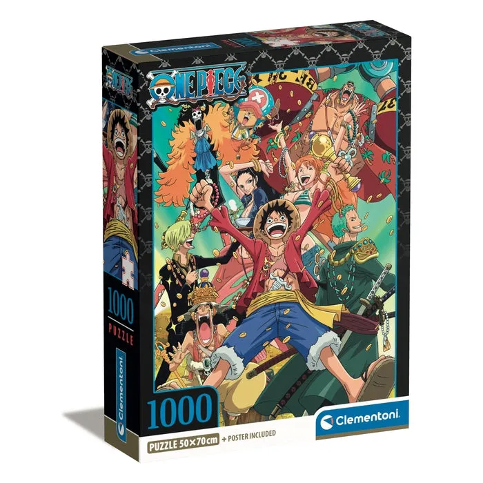 clementoni-one-piece-puzzle-1000-teile-anime-70-x-50-cm image 1