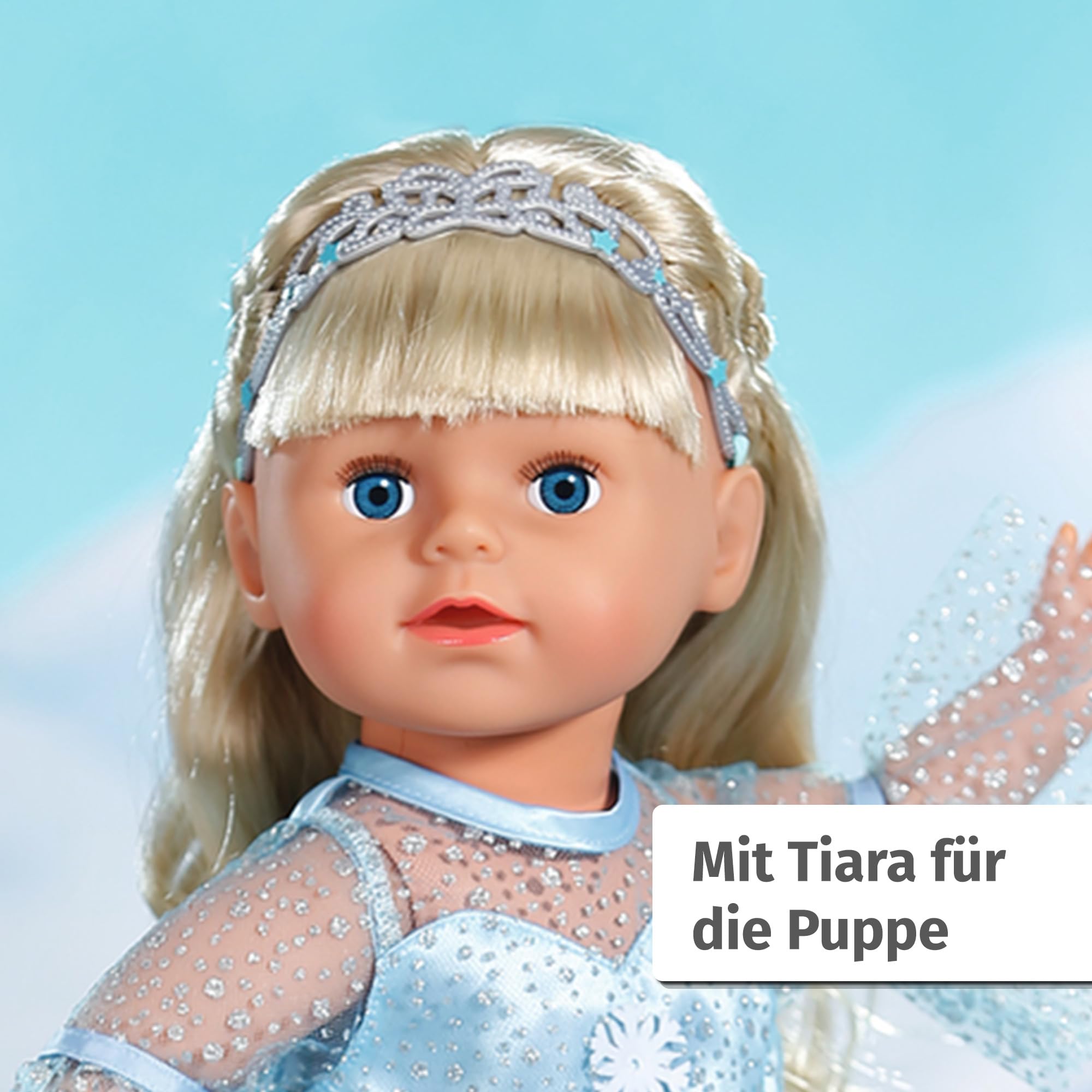 baby-born-eisprinzessin-43cm-kleid-mit-schlittschuhen-und-tiara image 5