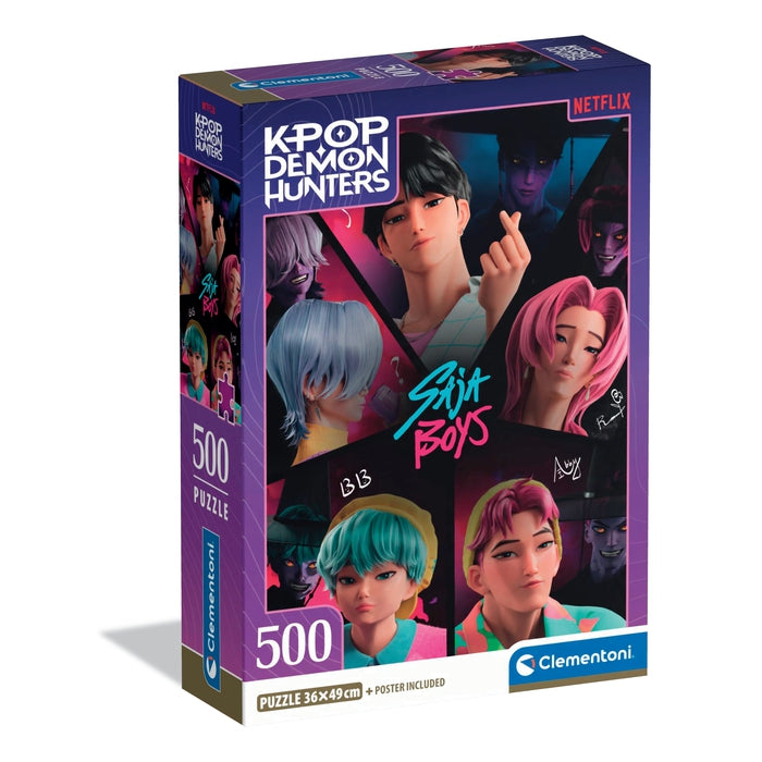clementoni-kpop-demon-hunters-puzzle-500-teile-charakter-puzzle-49-x-36-cm image 1