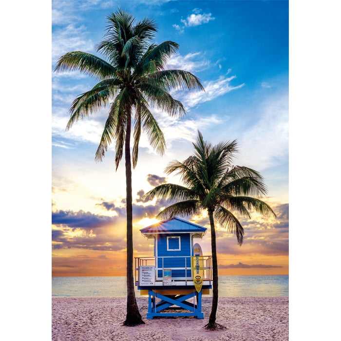 clementoni-miami-beach-florida-puzzle-500-teile-49-x-36-cm image 2