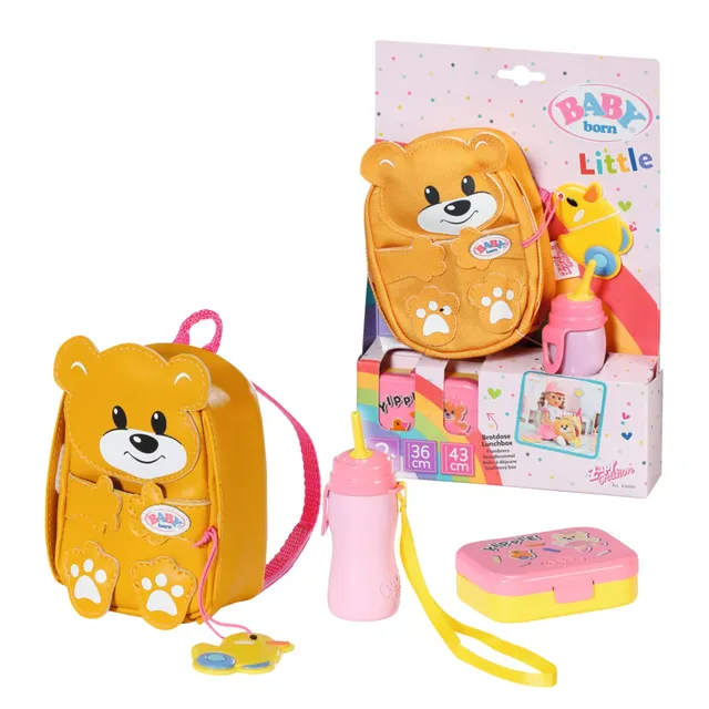 baby-born-kindergarten-rucksack-b-r-f-r-36-cm-puppen-mit-brotdose-und-flasche image 1