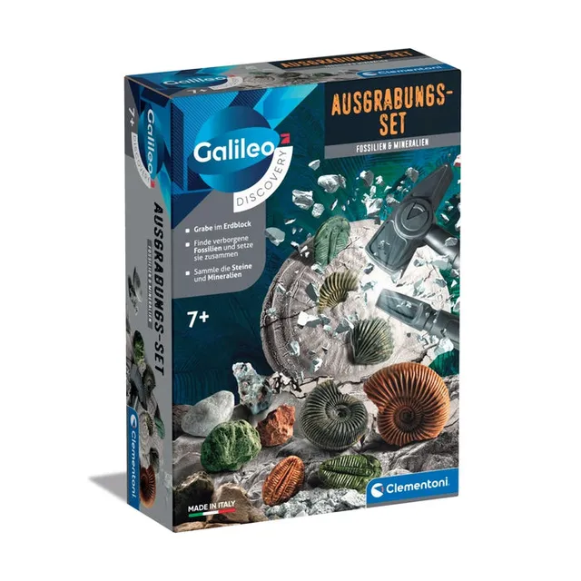 clementoni-galileo-lab-ausgrabungs-set-fossilien-mineralien image 1