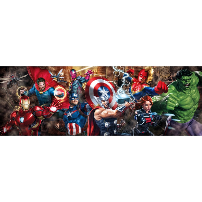 clementoni-marvel-avengers-puzzle-1000-teile-98-x-33-cm-panorama image 2