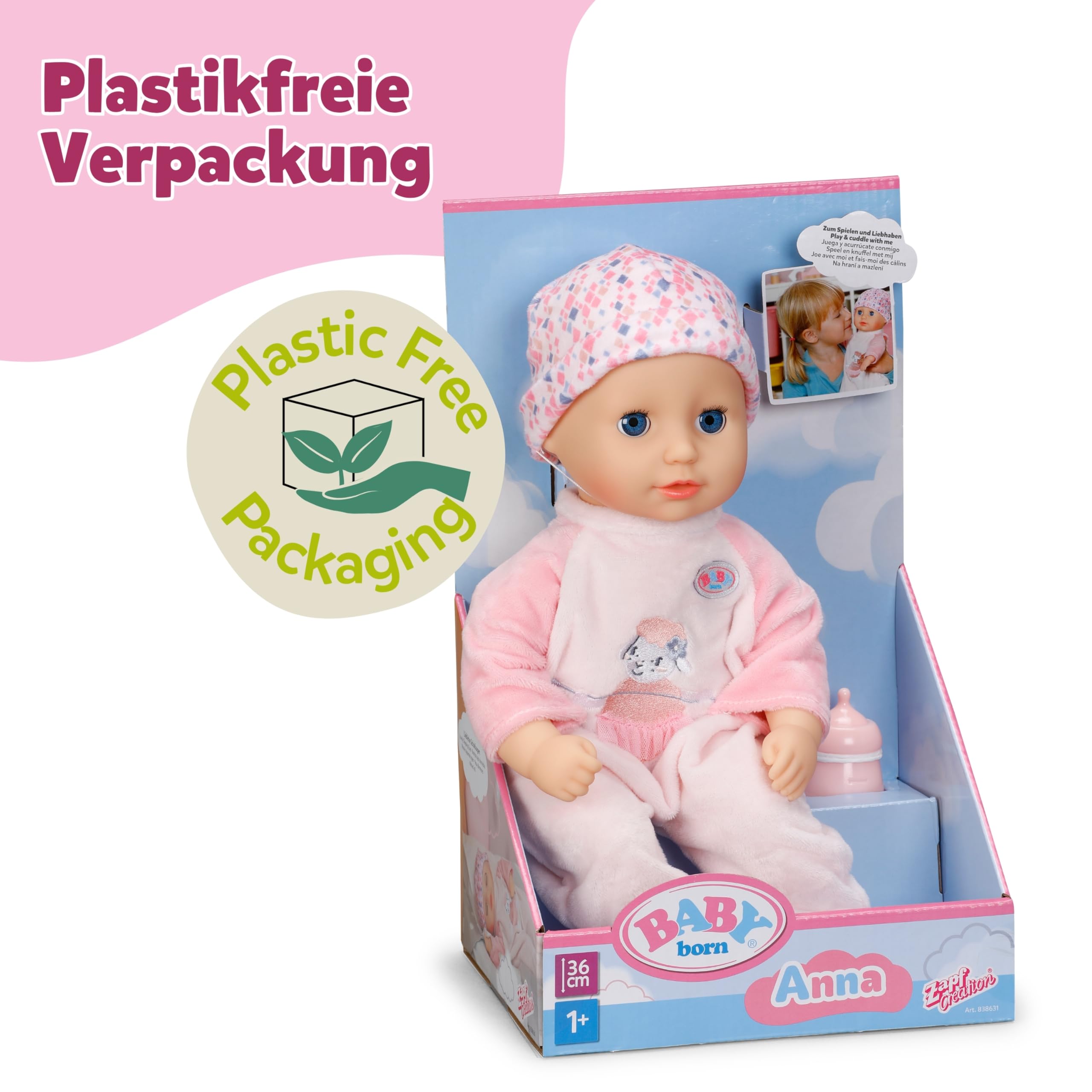 baby-born-anna-rose-36-cm-stoffpuppe-mit-schlafaugen-und-fl-schchen image 6