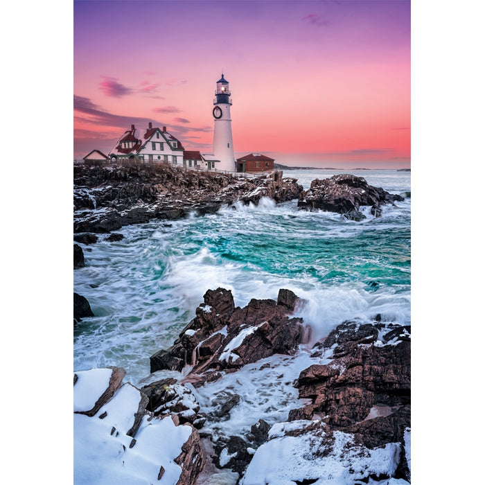 clementoni-first-snow-at-portland-head-puzzle-1000-teile-panorama image 2