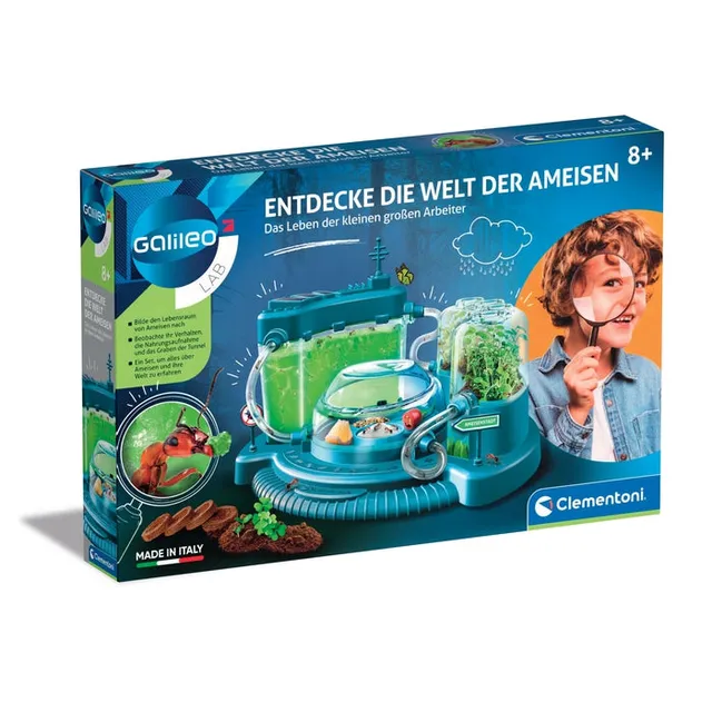 clementoni-galileo-lab-entdecke-die-welt-der-ameisen-ameisenfarm-beobachtungsset image 1