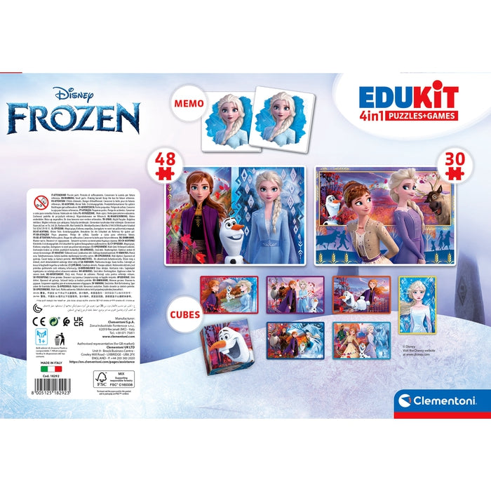 clementoni-edukit-4-in-1-frozen-puzzle-memo-und-w-rfelpuzzle image 4