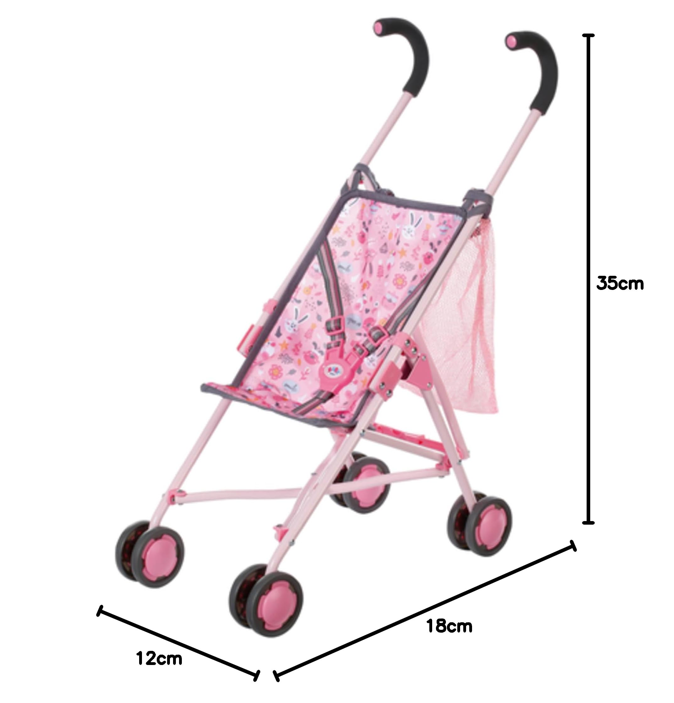 baby-born-stroller-puppenwagen-faltbar-rosa-62-cm image 8